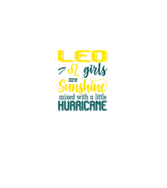 Sunshine with Hurricane LEO model negru pe tricou