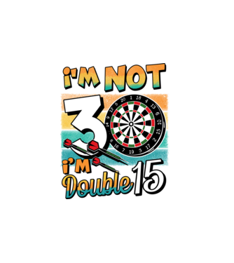 Darts Birthday 30 years old model alb pe tricou