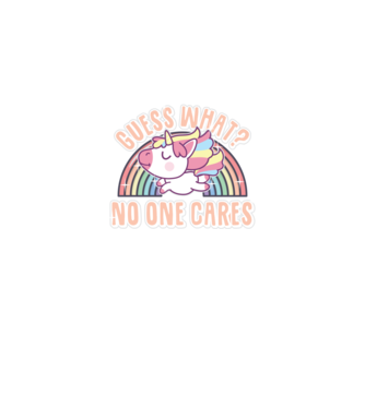 Guess what Unicorn model negru pe tricou