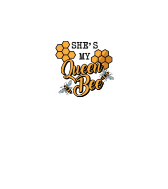 Queen Bee model roz pe tricou