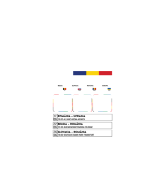 Fotbal Calendar Euro 2024 model negru pe tricou