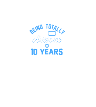 Being totally awesome 10 model negru pe tricou