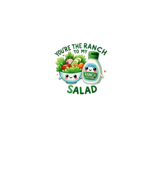 Ranch to my Salad model roz deschis pe tricou