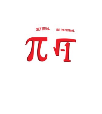 Be rational PI model negru pe tricou