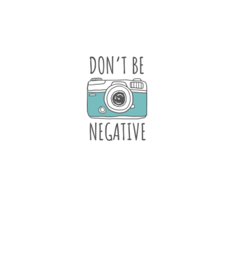 DON'T BE NEGATIVE model gri pe tricou