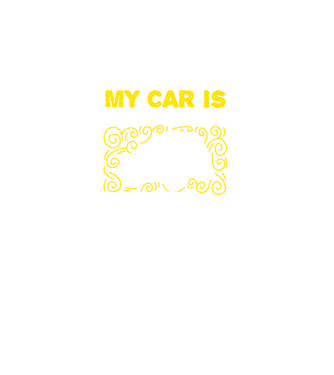 My car is older than me and I love it model negru pe tricou