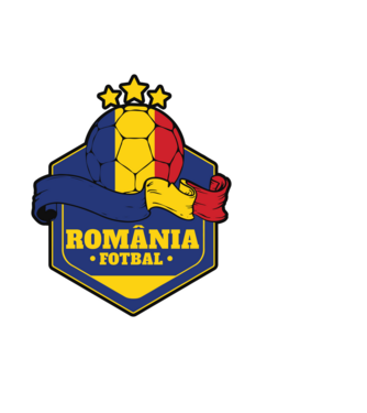 România Fotbal model negru pe tricou