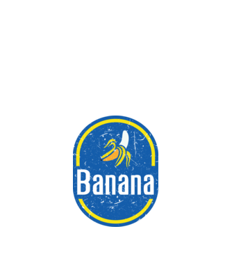 Banane carnaval model portocaliu pe tricou