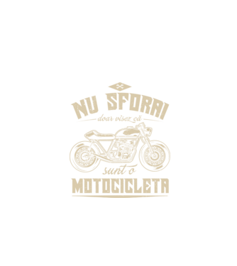 nu sforăi, doar visez că sunt o motocicletă model negru pe tricou
