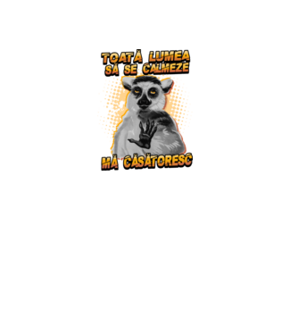 toată lumea - să se calmeze - mă căsătoresc model negru pe tricou