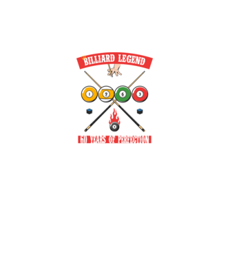 Billiard legend born in 1963 model negru pe tricou