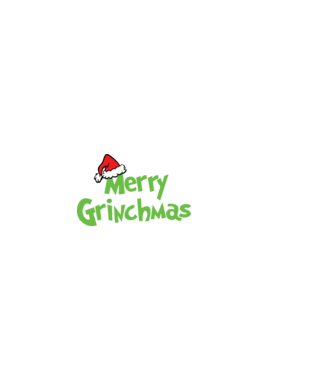 Grinchmas model negru pe tricou