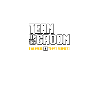 Team of the Groom model negru pe tricou