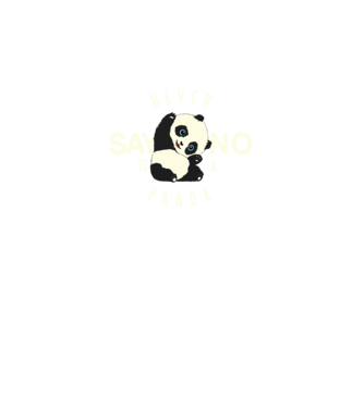 Never say no model verde neon pe tricou