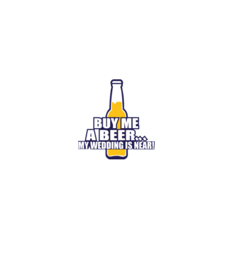buy me a beer model alb pe tricou