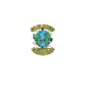 Go planet model gri pe tricou