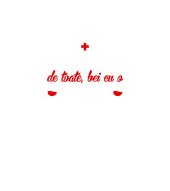 Siguranța înainte de toate, bei cu o asistentă medicală model negru pe tricou