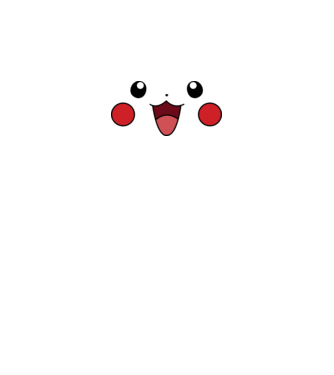 Pikachu model gri pe tricou