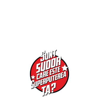 sunt sudor, care este superputerea ta? model roșu pe tricou