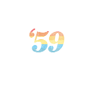 Retro Birthday 1959 model negru pe tricou
