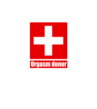 orgasm model negru pe tricou