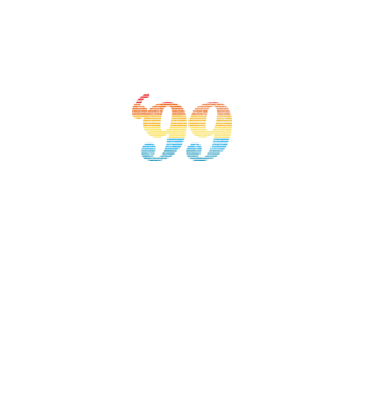 Retro Birthday 1999 model alb pe tricou
