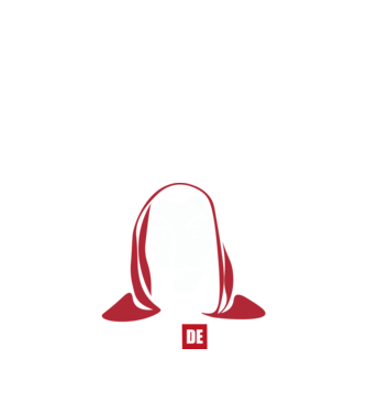 la cas de papel logo model negru pe tricou