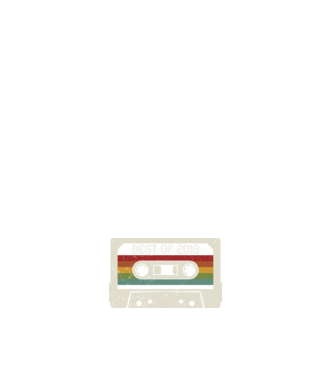 retro tape 2019 vintage model alb pe tricou