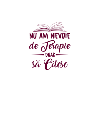 nu am nevoie de terapie, doar să citesc model galben neon pe tricou