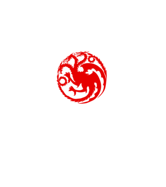 Targaryen model gri pe tricou