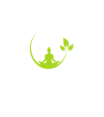 meditation leaf model negru pe tricou