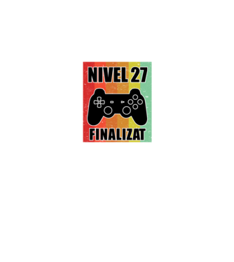 Nivel 27 finalizat model negru pe tricou