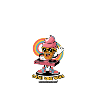 Când vine vara, e ca un drop puternic! model alb pe tricou