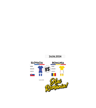 SLO-ROU euro 2024 calendar model negru pe tricou