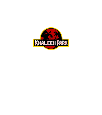Khaleesi Park model alb pe tricou