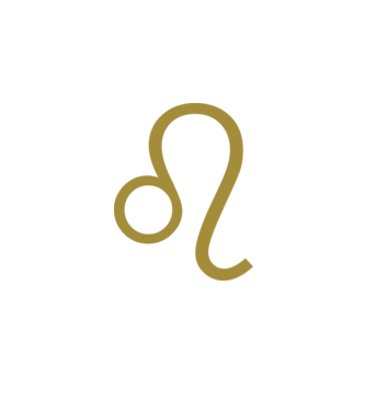 Leo Horoscope model negru pe tricou