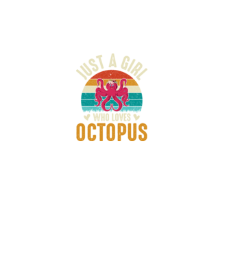 Octopus model negru pe tricou