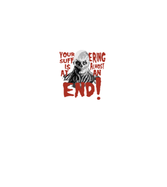 vecna your suffering is almost at an end model negru pe tricou