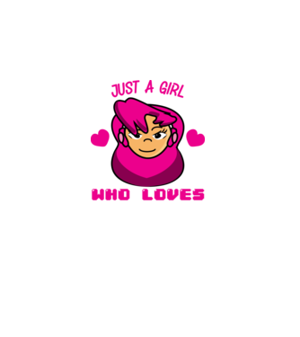 Girl Gamer model negru pe tricou