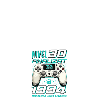 Nivel finalizat 30 1995 model negru pe tricou