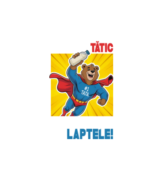 Doar un Tătic Care sosește cu laptele model alb pe tricou