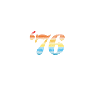 Retro Birthday 1976 model alb pe tricou