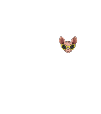 cool cats have no hair model galben neon pe tricou