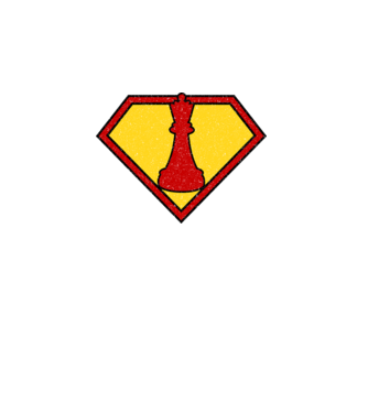 SuperChess regină model turcoaz pe tricou