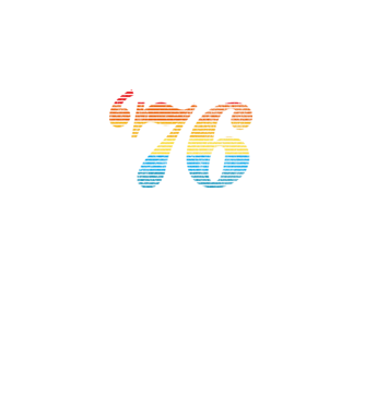 Retro Birthday 1976 model alb pe tricou
