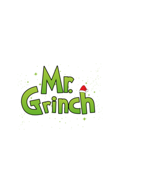 Grinch Family Mr Grinch model negru pe tricou