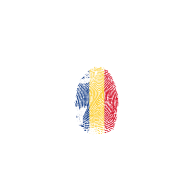 its in my dna model negru pe tricou
