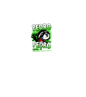 Pedro pedro christmas model negru pe tricou