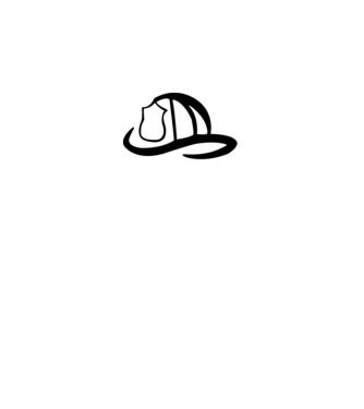 Fire fighter model gri închis pe tricou