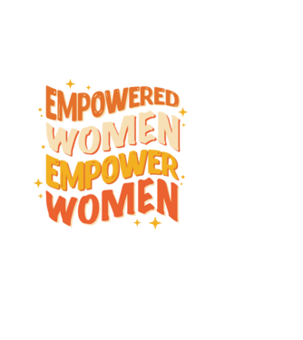Empowered women empower women model negru pe tricou